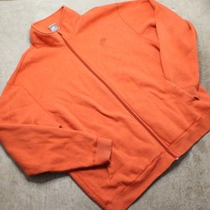 Orange Nike Full Zip Fleece Jacket